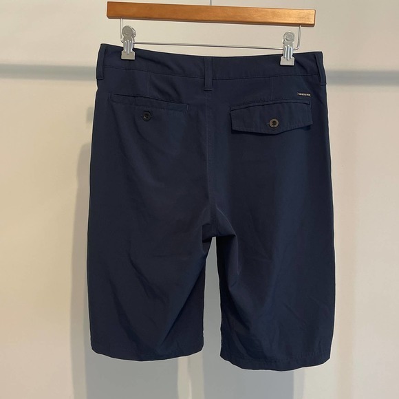 Quicksilver Navy Amphibean Shorts Men's Size 29 Pre-owned 10" inseam - Picture 4 of 11